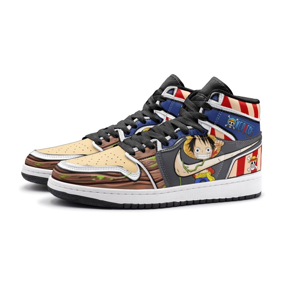 Luffy One Piece J1 High Top Shoes