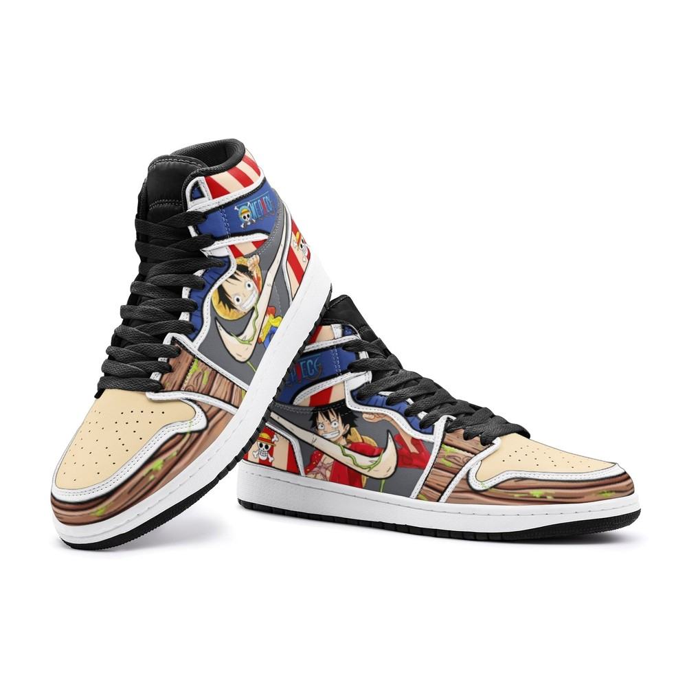 Luffy One Piece J1 High Top Shoes