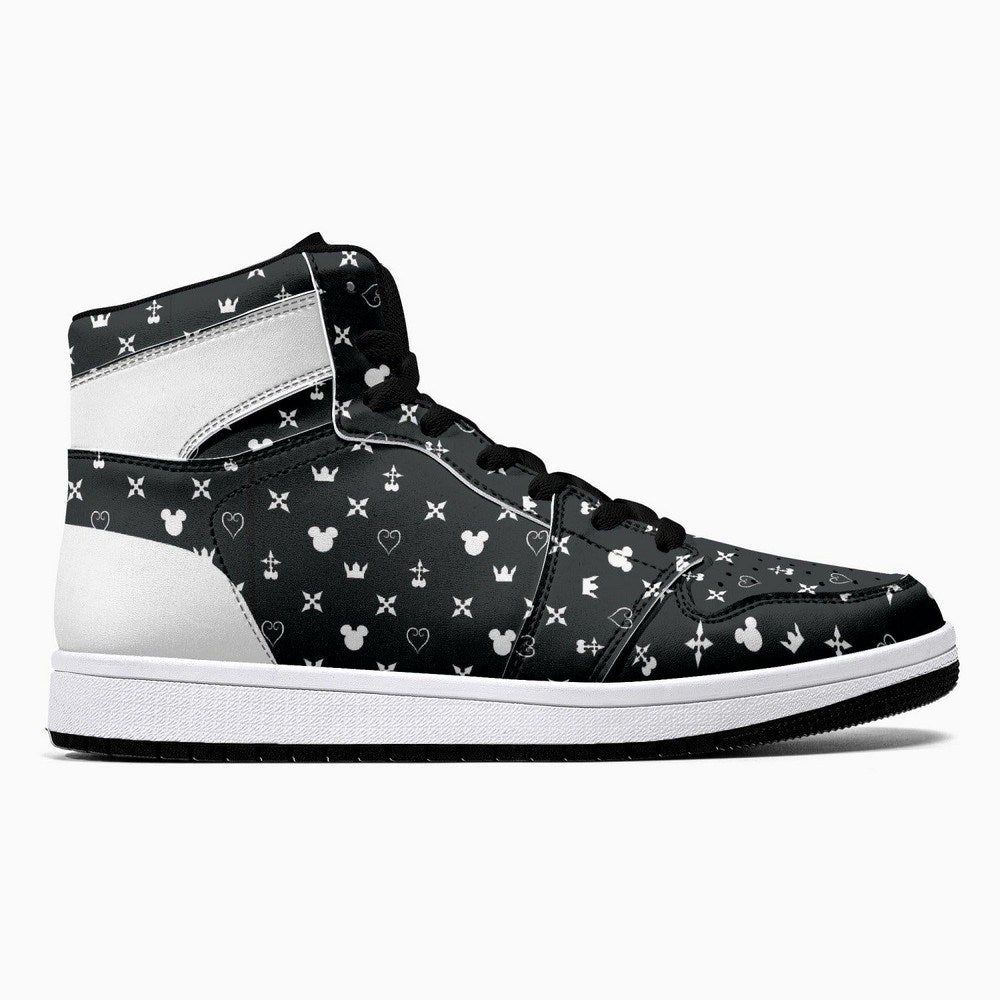 Magical Pattern Kingdom Hearts JD1 High Top Shoes