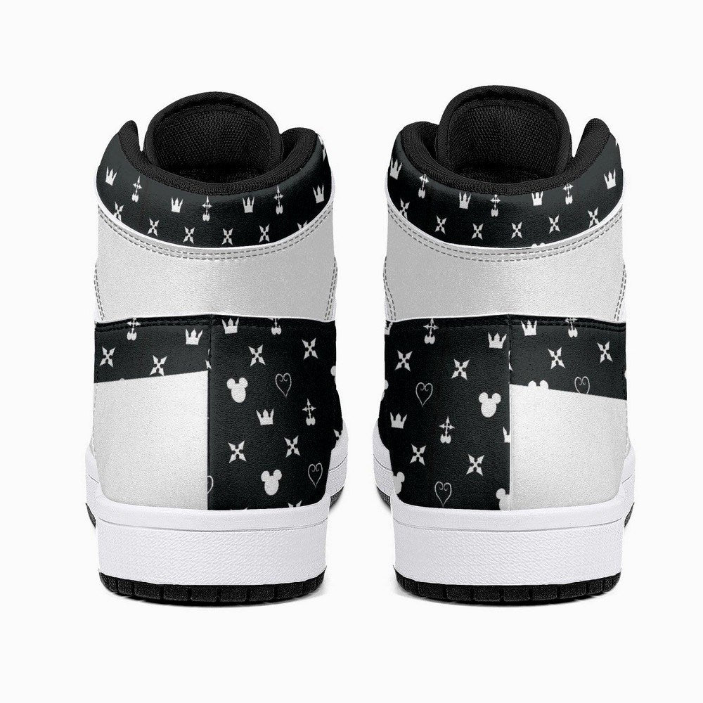 Magical Pattern Kingdom Hearts JD1 High Top Shoes