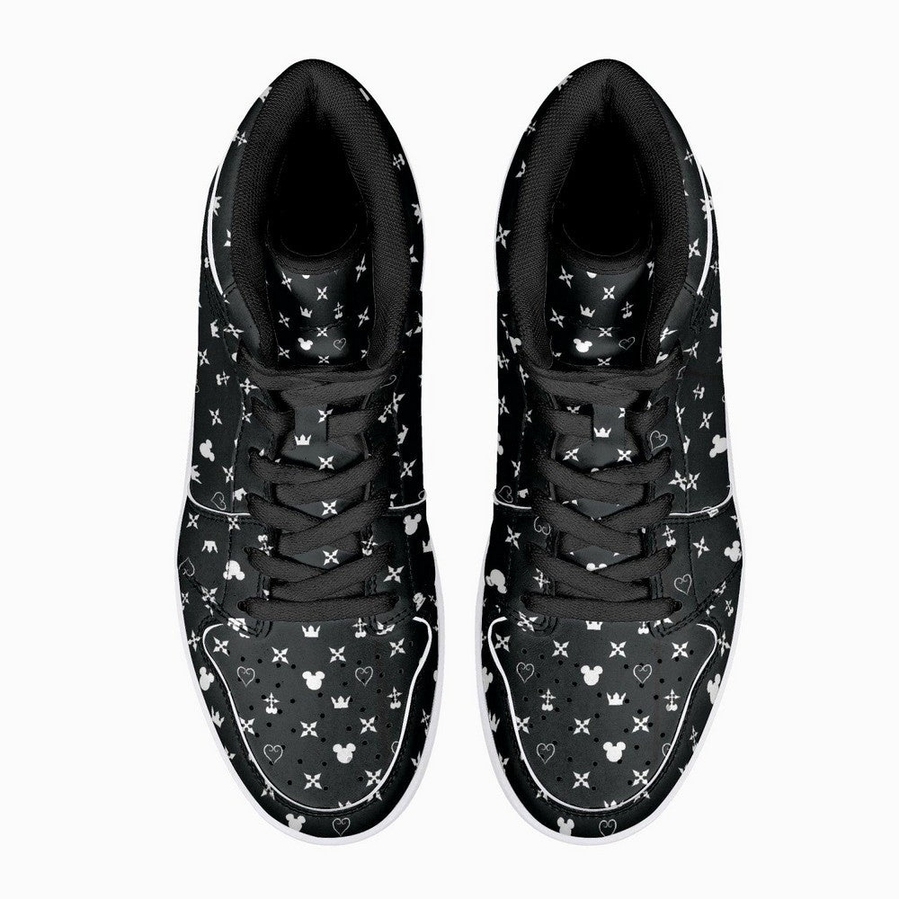 Magical Pattern Kingdom Hearts JD1 High Top Shoes