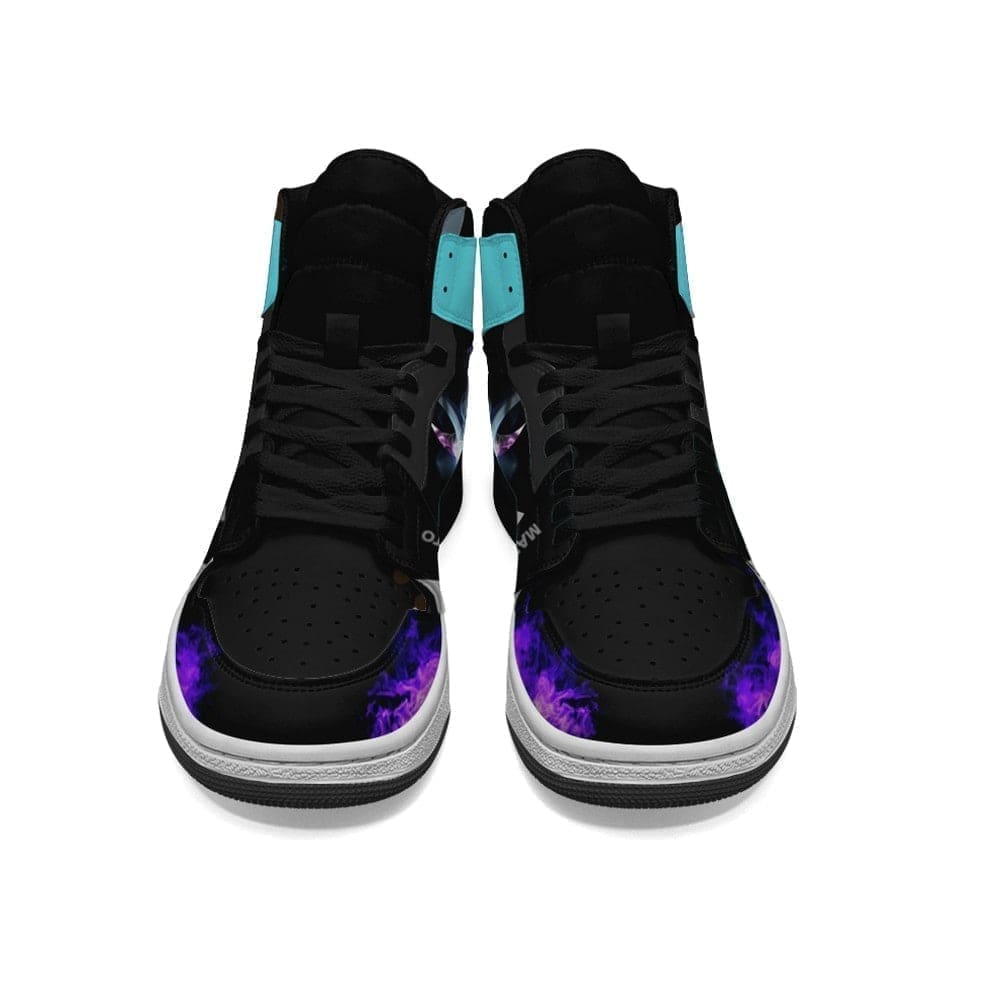 Tap into Darkness with Mahito Air Jordan 1 High Top Shoes
