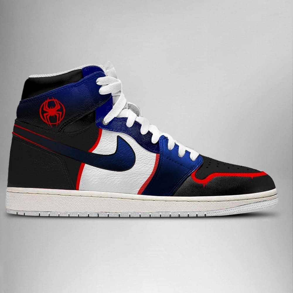 Spider-Man Miles Morales Air Jordan 1 High Top Shoes