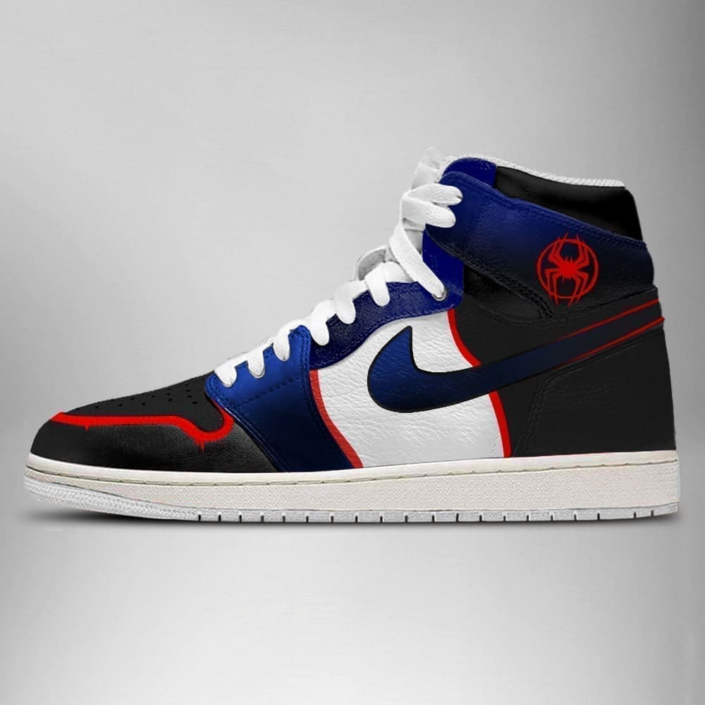 Spider-Man Miles Morales Air Jordan 1 High Top Shoes
