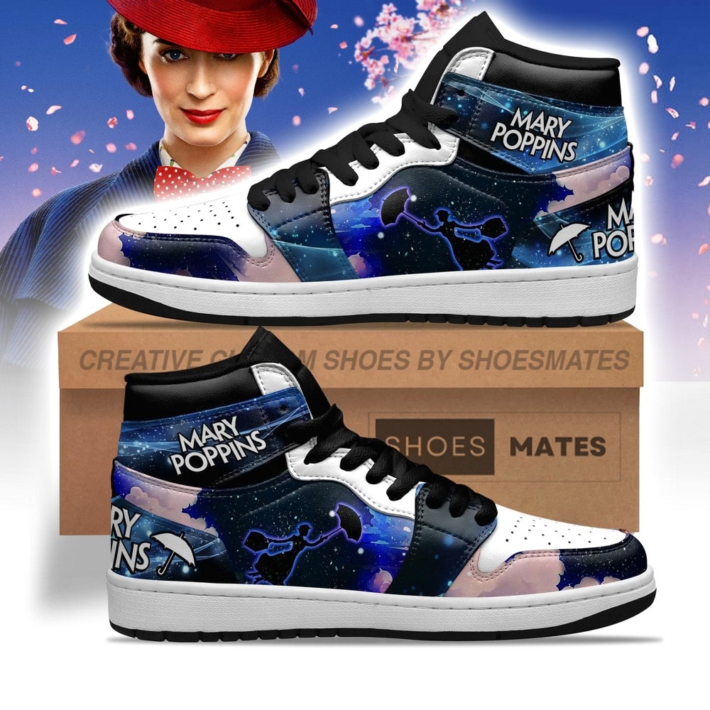 Mary Poppins AJ1 High Top Shoes