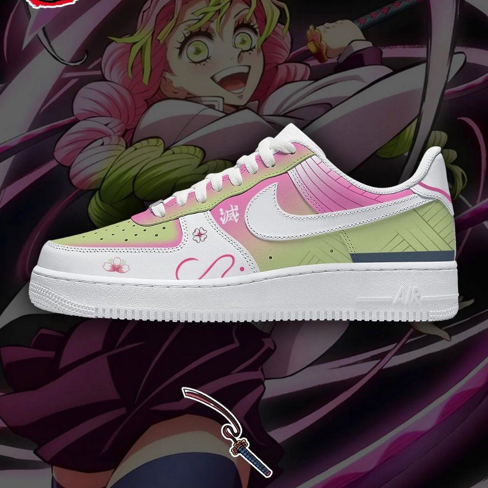 Mitsuri Kanroji Demon Slayer AF1 Shoes