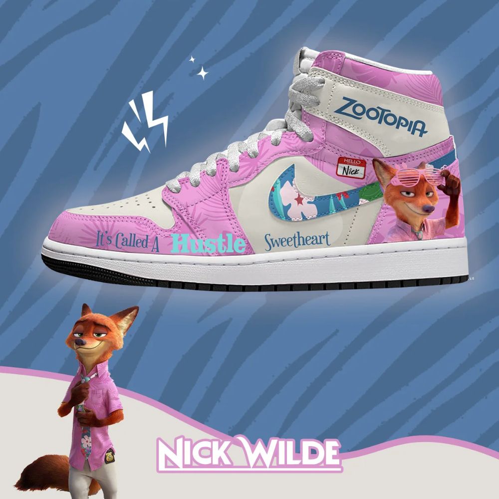 Nick Wilde V.2 Zootopia High Top Shoes