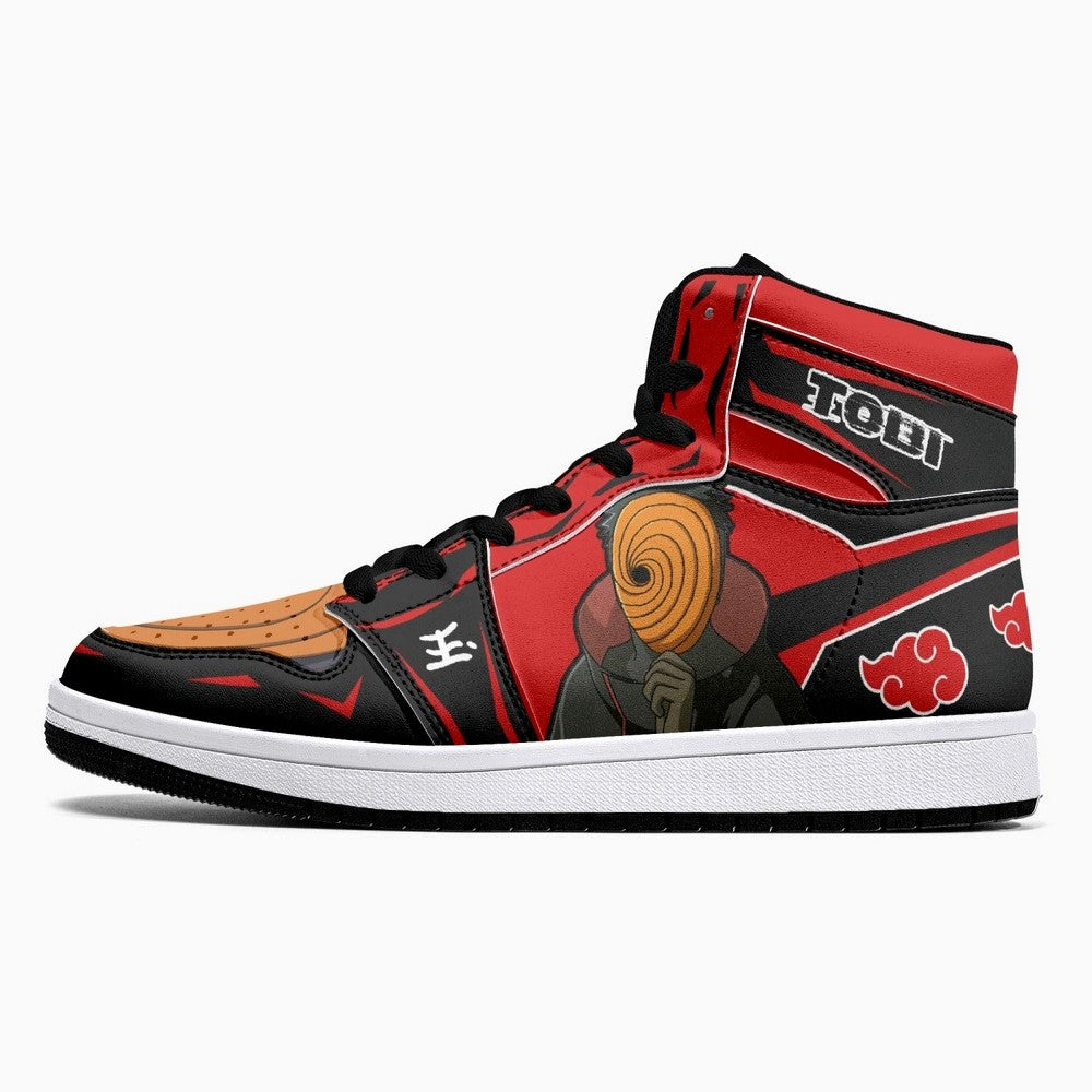 Obito Tobi Clan Red Cloud Ninja JD1 High Top Shoes