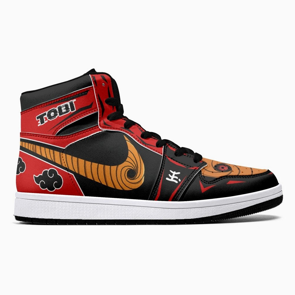 Obito Tobi Clan Red Cloud Ninja JD1 High Top Shoes