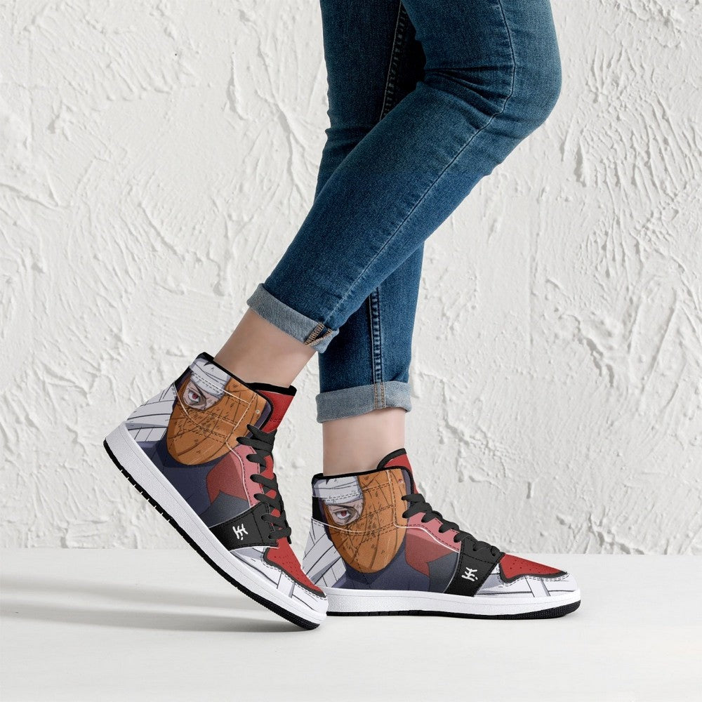 Obito Tobi Clan Reveal Ninja JD1 High Top Shoes