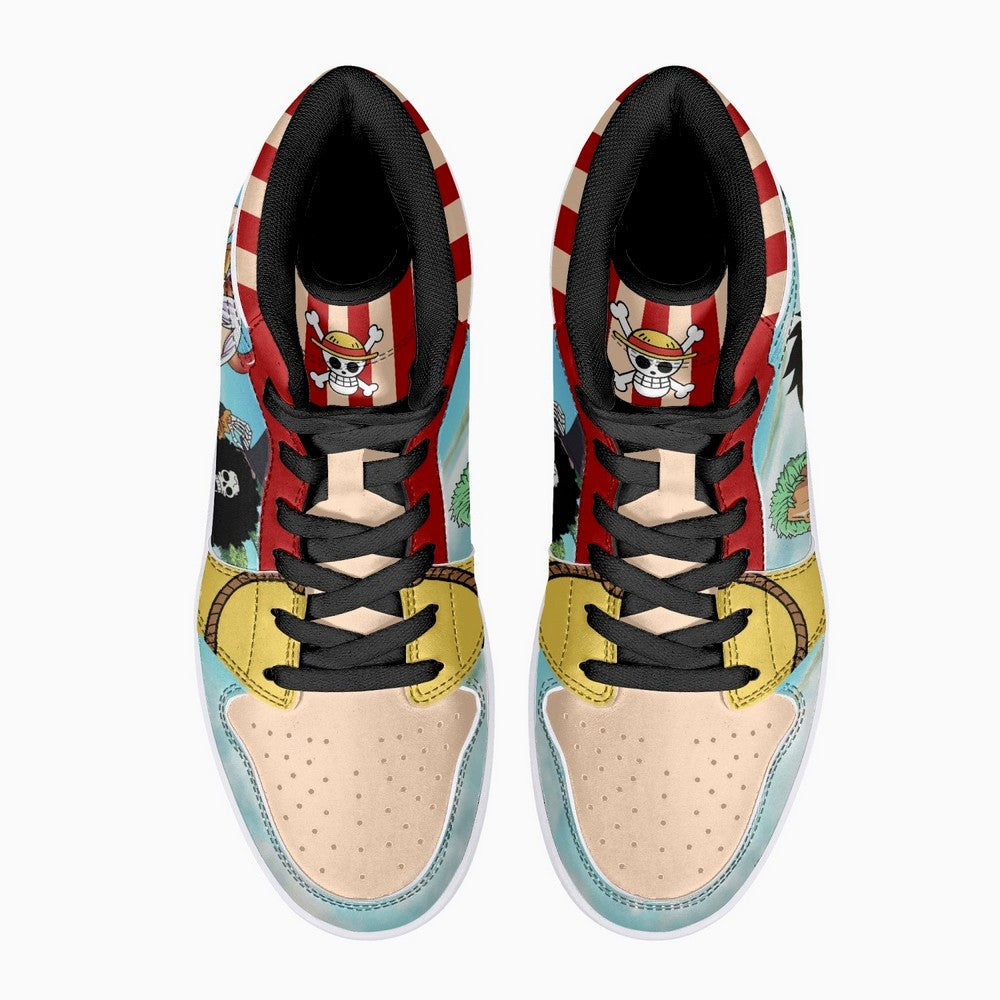 One Piece Characters JD1 High Top Shoes