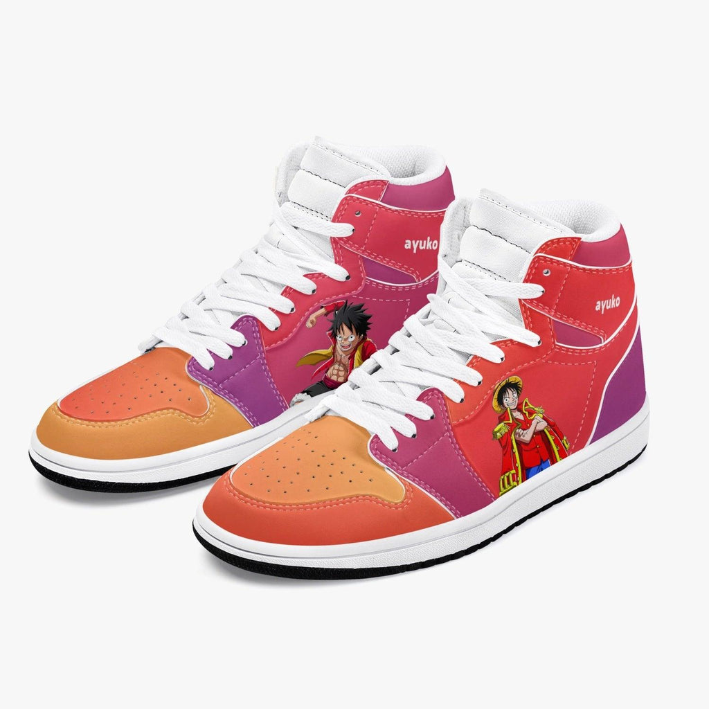 One Piece Luffy Armament Haki AJ1 High Top Shoes