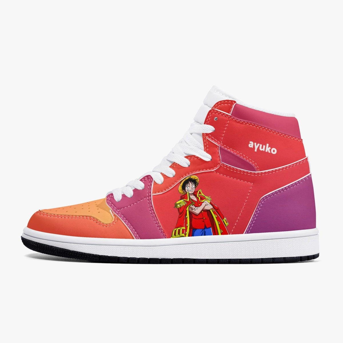 One Piece Luffy Armament Haki AJ1 High Top Shoes