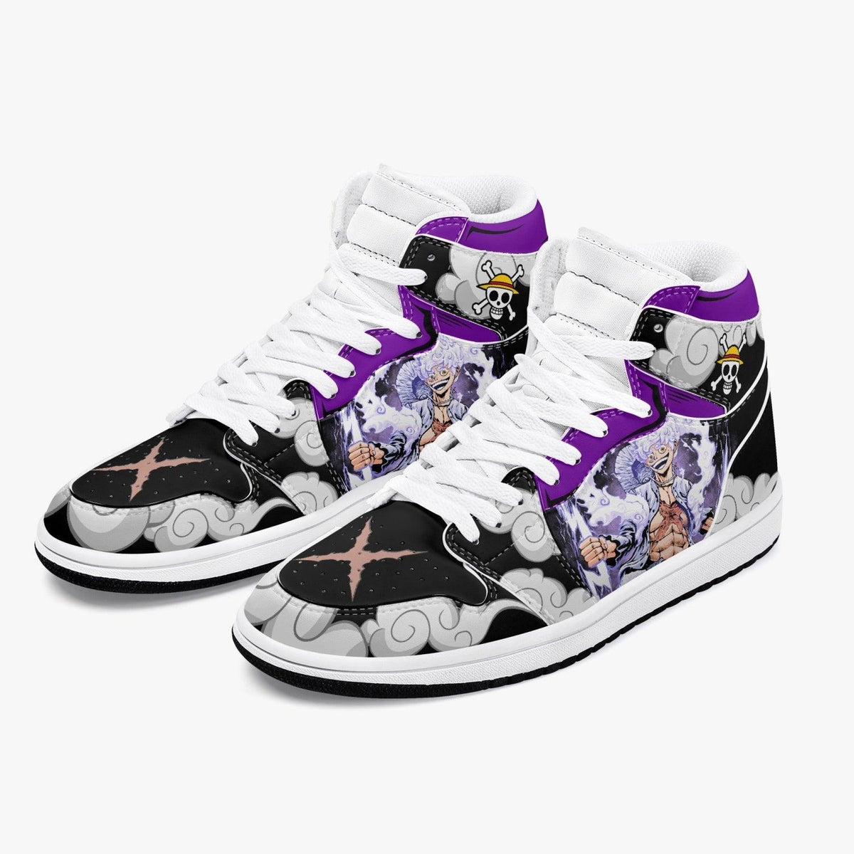 One Piece Luffy Nika AJ1 High Top Shoes