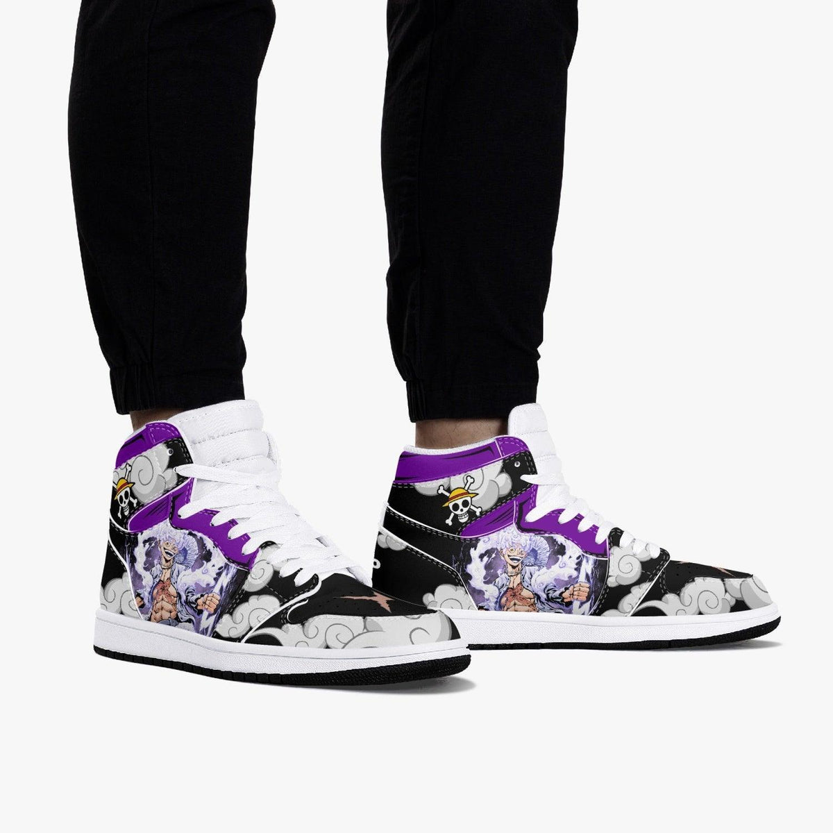 One Piece Luffy Nika AJ1 High Top Shoes