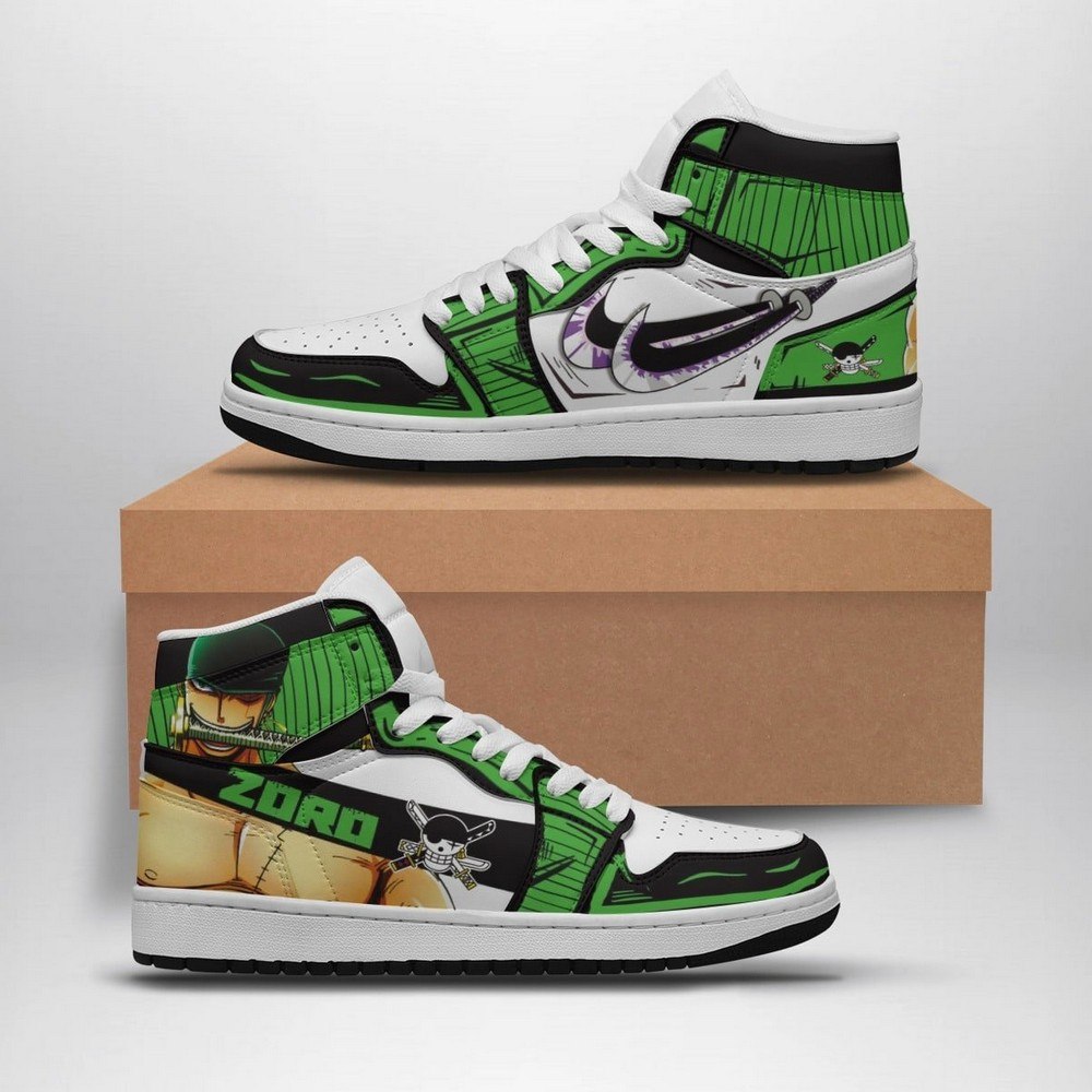 One Piece Zoro AJ1 Shoes