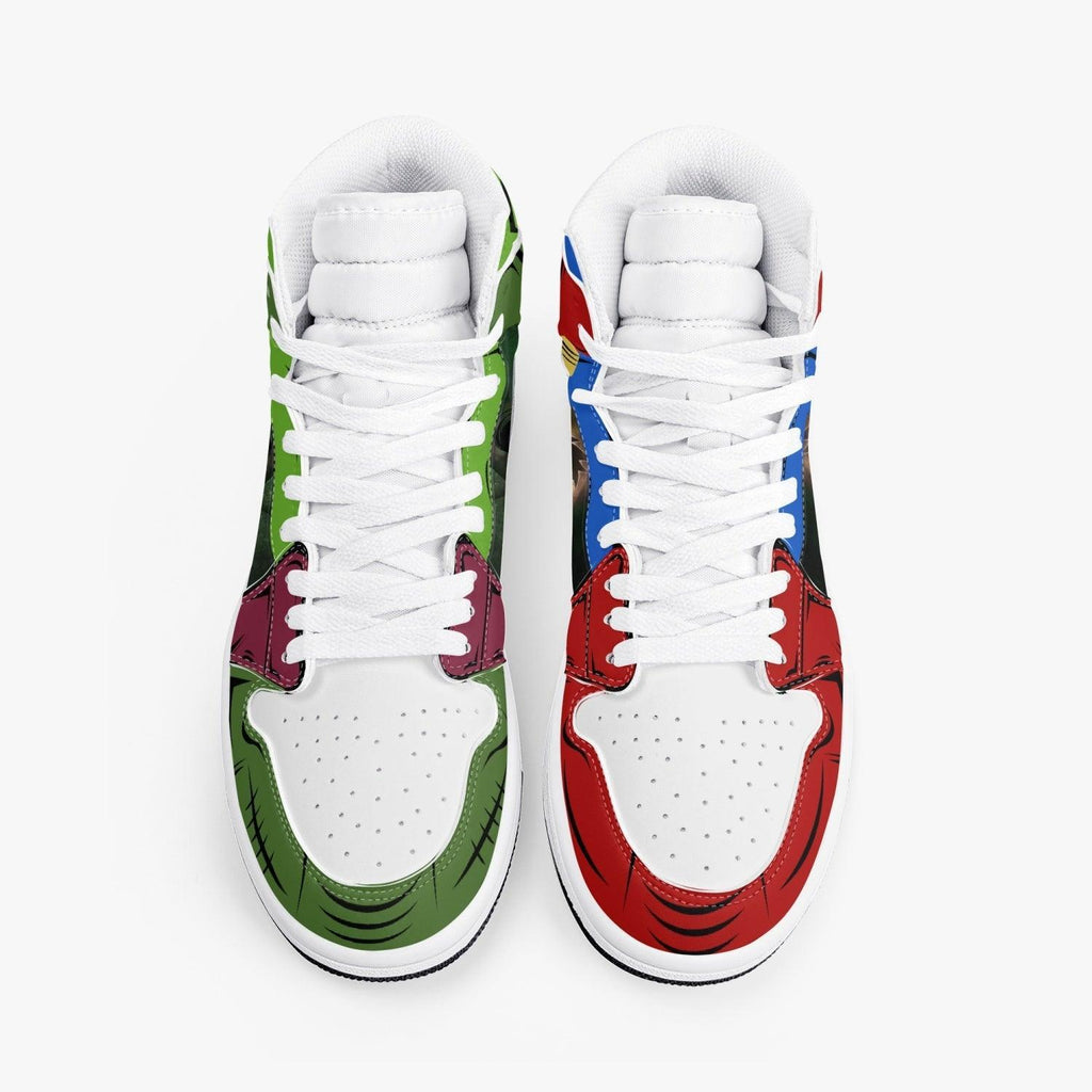 One Piece Zoro And Luffy AJ1 High Top Shoes