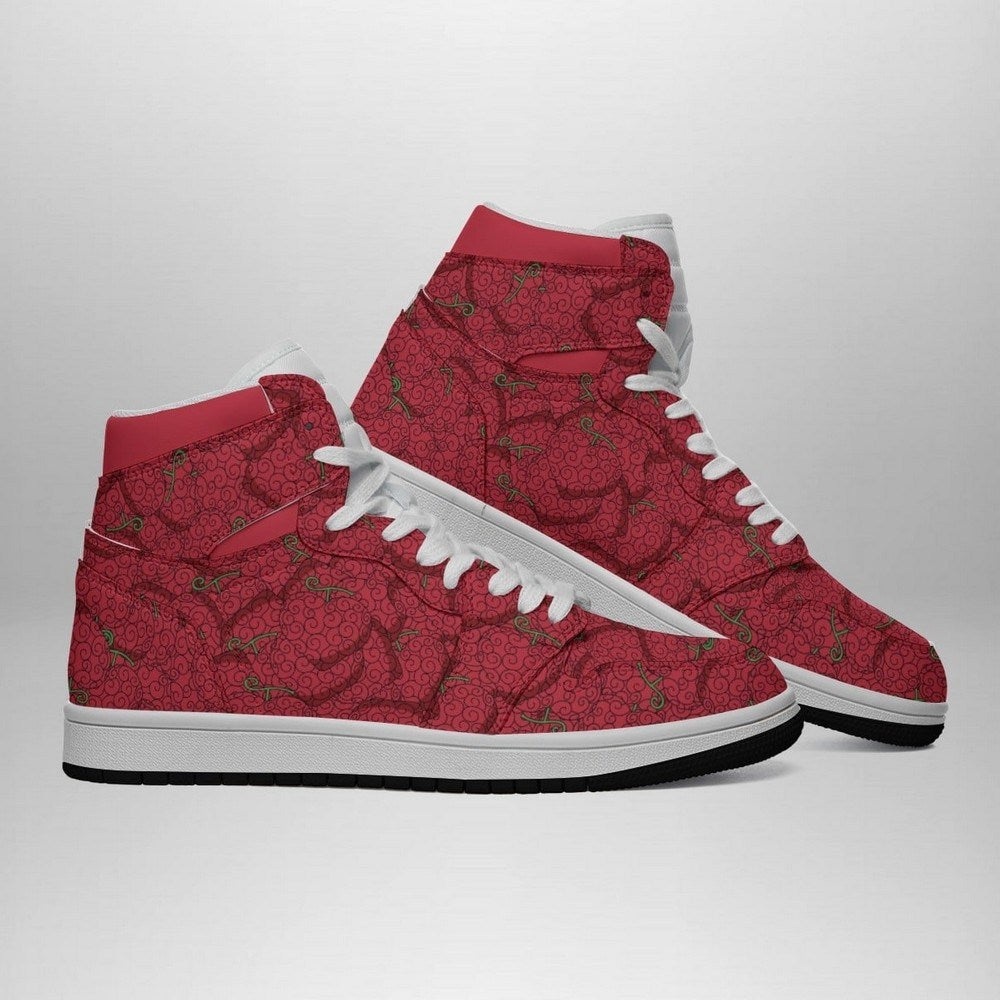 Ope Ope No Mi Pattern One Piece AJ1 Shoes