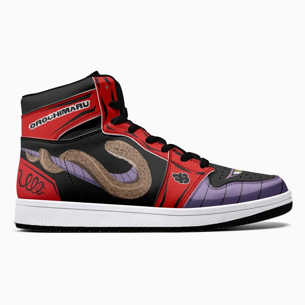 Orochimaru Red Cloud Ninja JD1 High Top Shoes