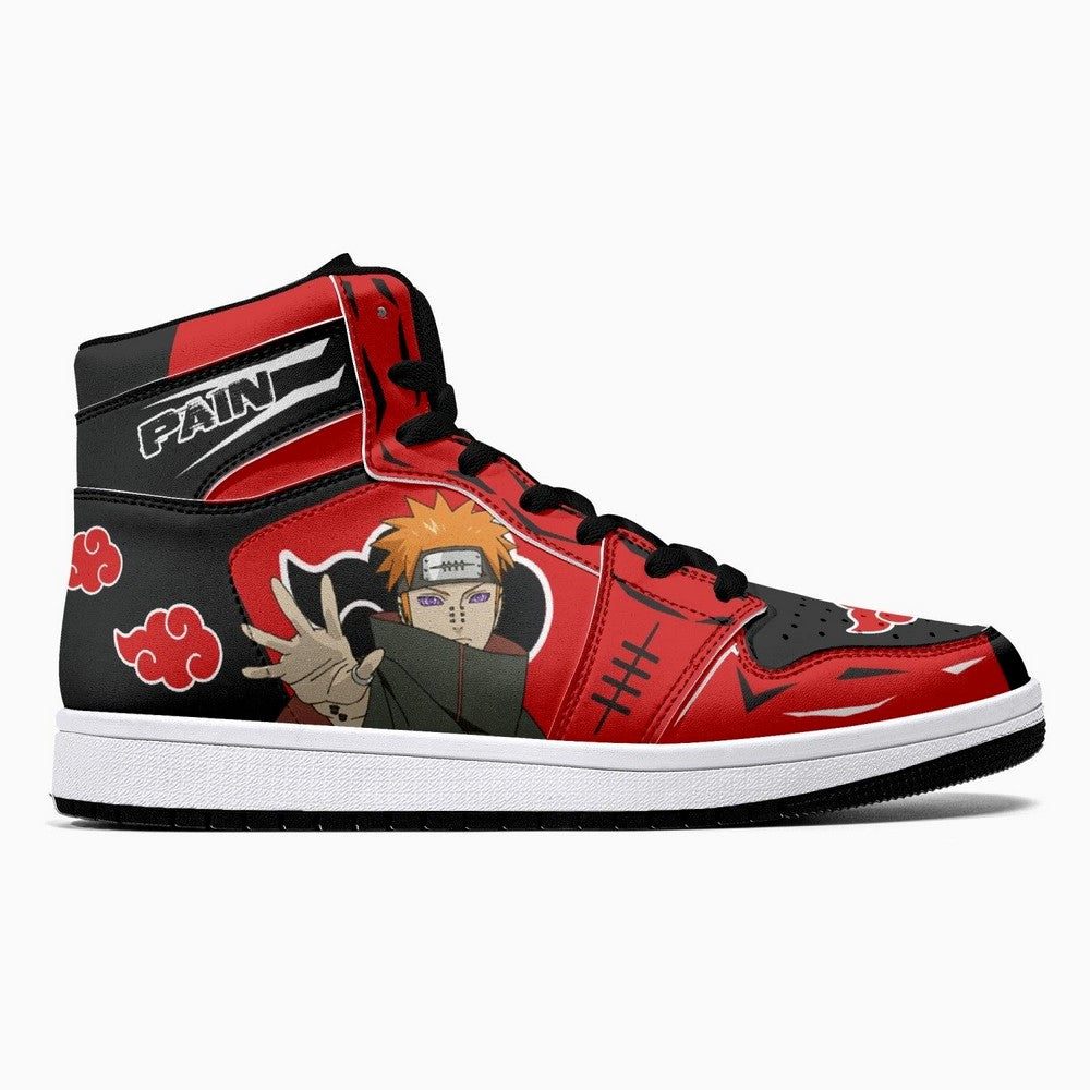 Pain Nagato Red Cloud Ninja JD1 High Top Shoes