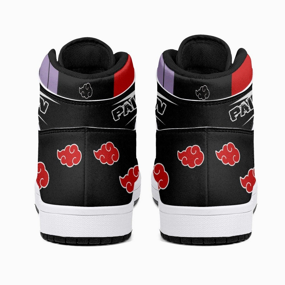 Pain Nagato Red Cloud Ninja JD1 High Top Shoes