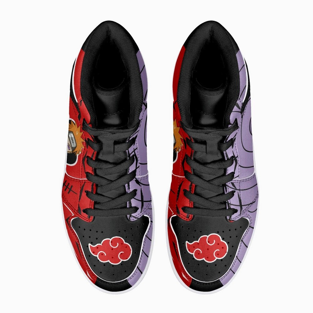 Pain Nagato Red Cloud Ninja JD1 High Top Shoes