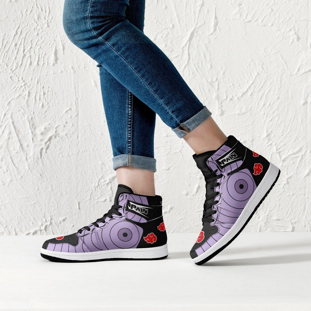 Pain Nagato Red Cloud Ninja JD1 High Top Shoes