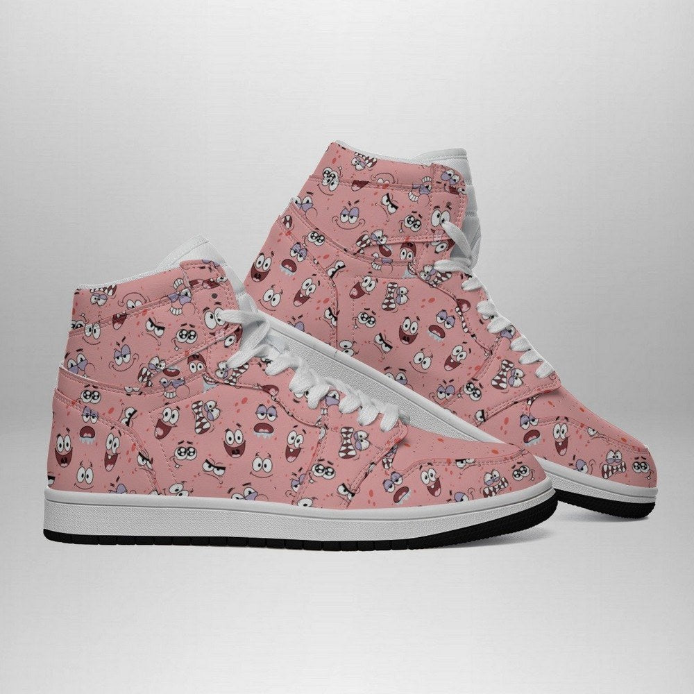 Patrick Faces Spongebob Squarepants AJ1 Shoes
