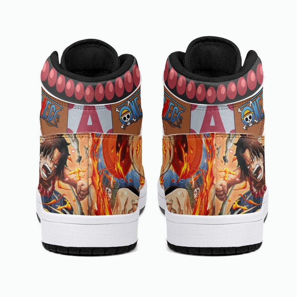 Portgas D. Ace One Piece JD1 High Top Shoes
