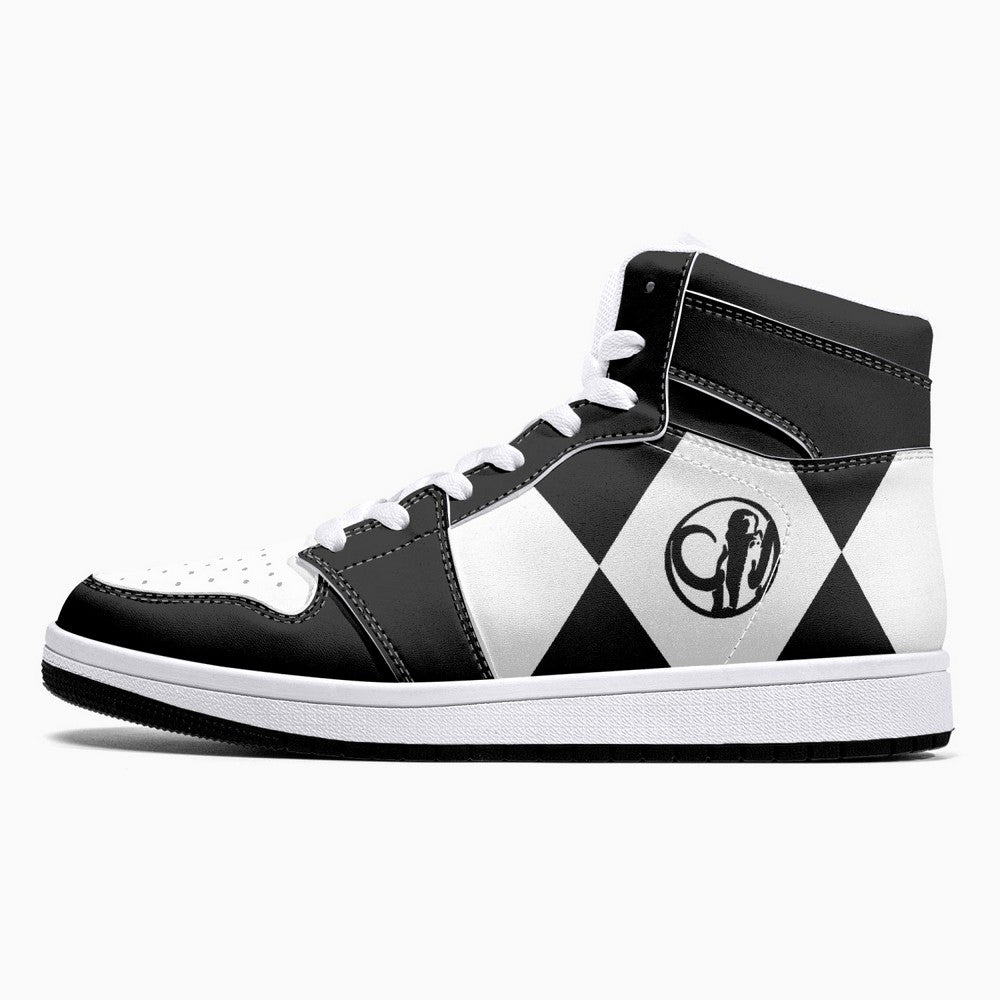 Power Rangers Black JD1 High Top Shoes