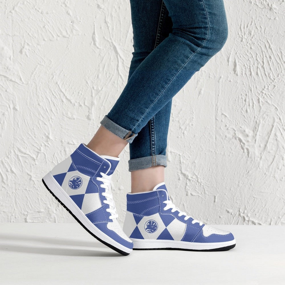 Power Rangers Blue JD1 High Top Shoes