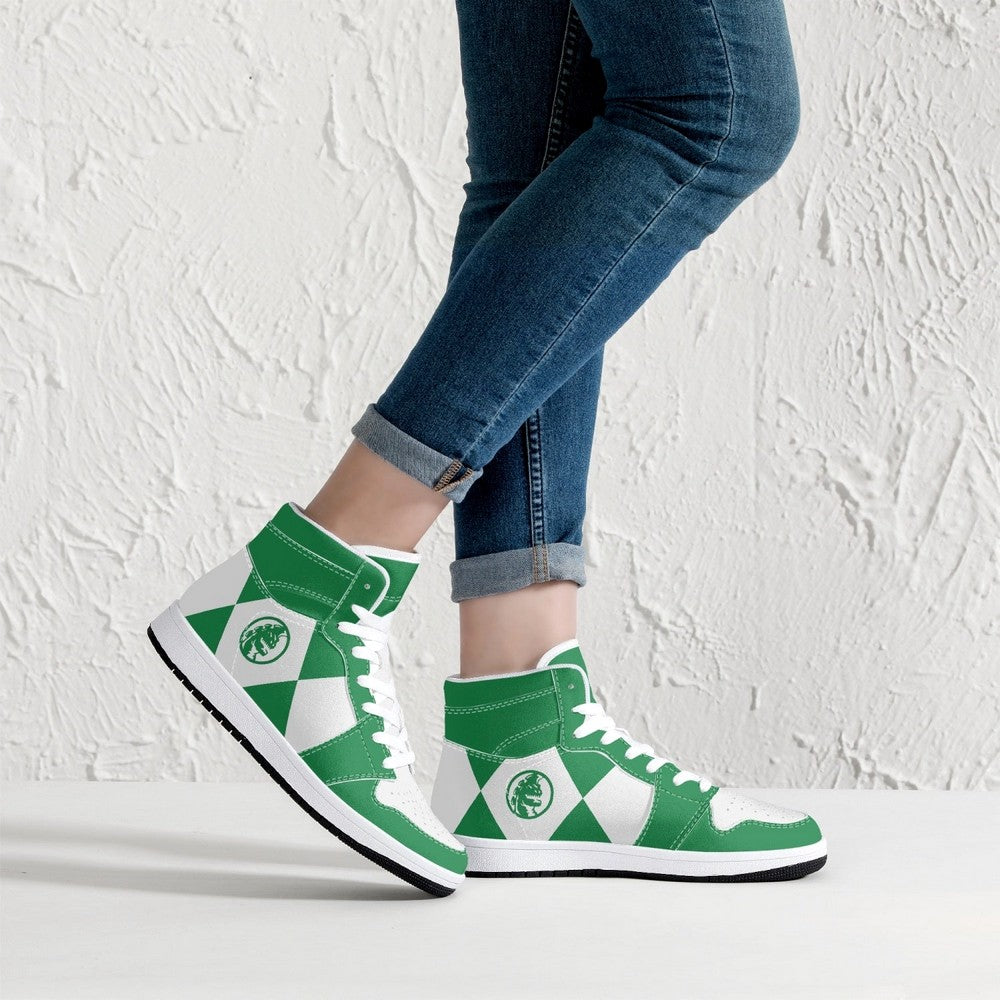 Power Rangers Green JD1 High Top Shoes