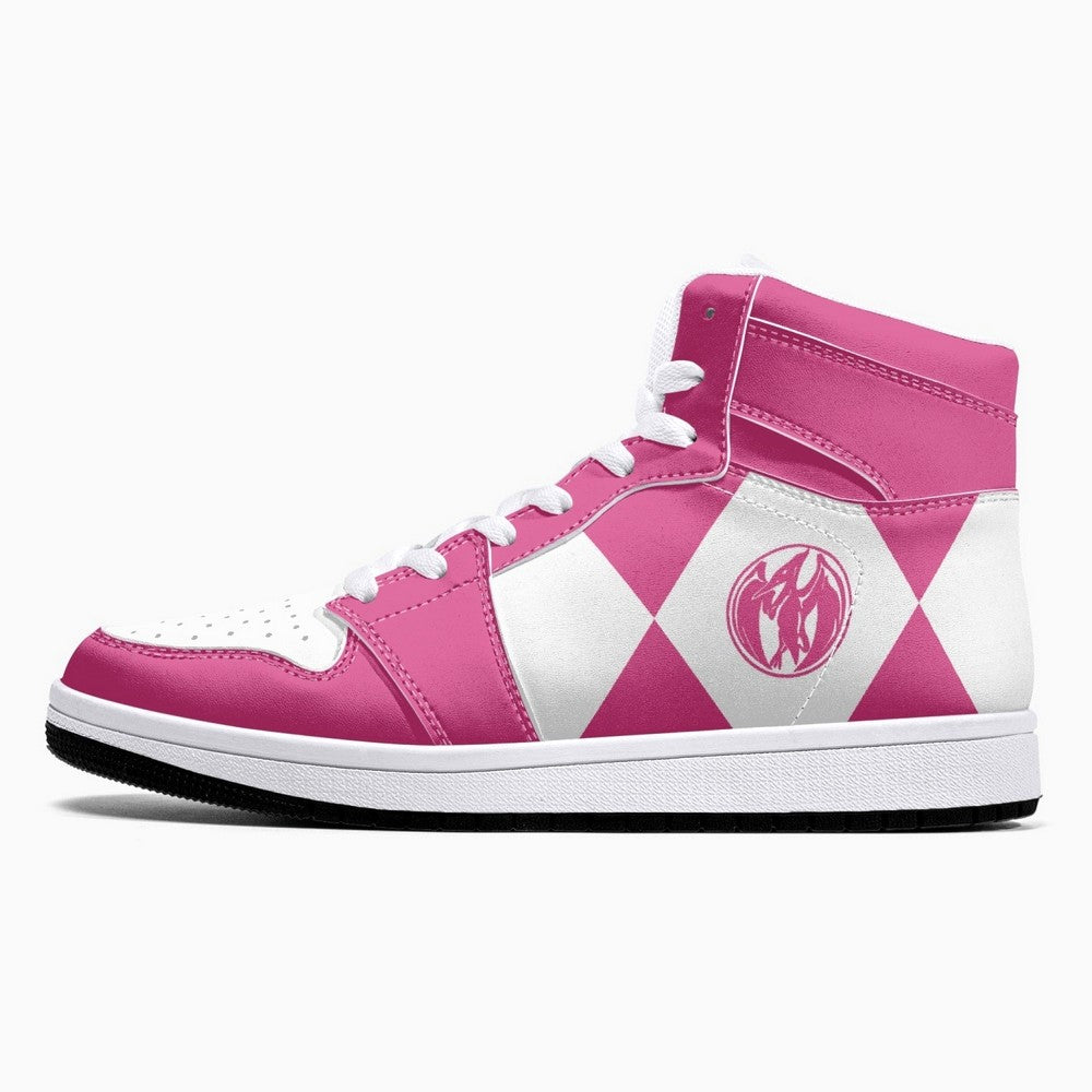 Power Rangers Pink JD1 High Top Shoes