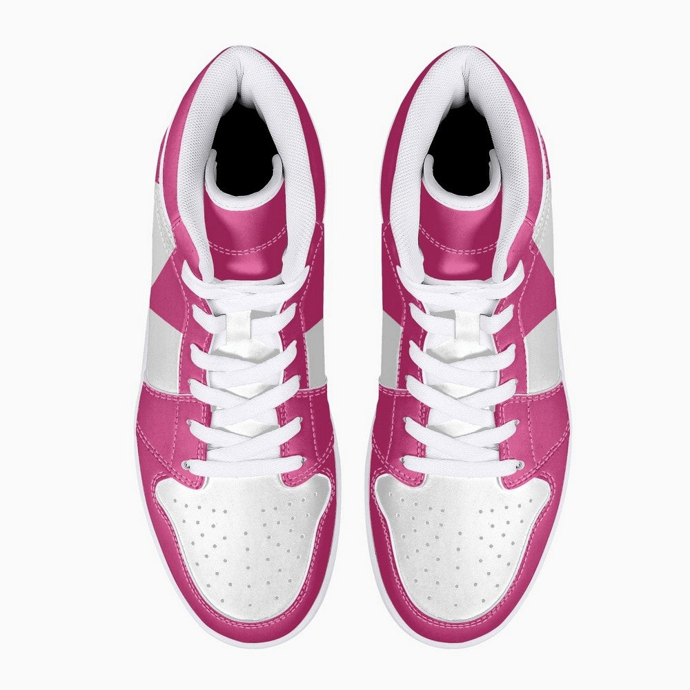 Power Rangers Pink JD1 High Top Shoes