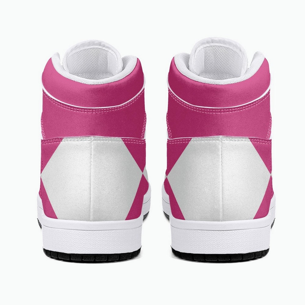 Power Rangers Pink JD1 High Top Shoes