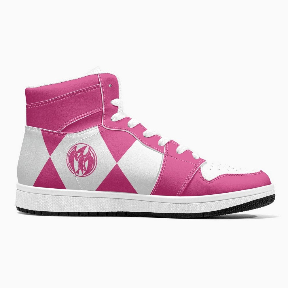 Power Rangers Pink JD1 High Top Shoes