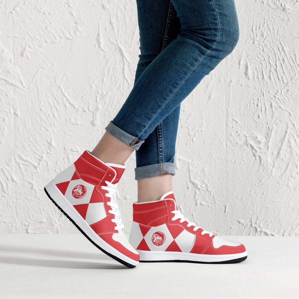 Power Rangers Red JD1 High Top Shoes