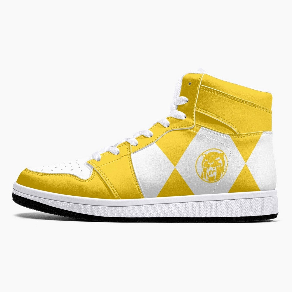 Power Rangers Yellow JD1 High Top Shoes