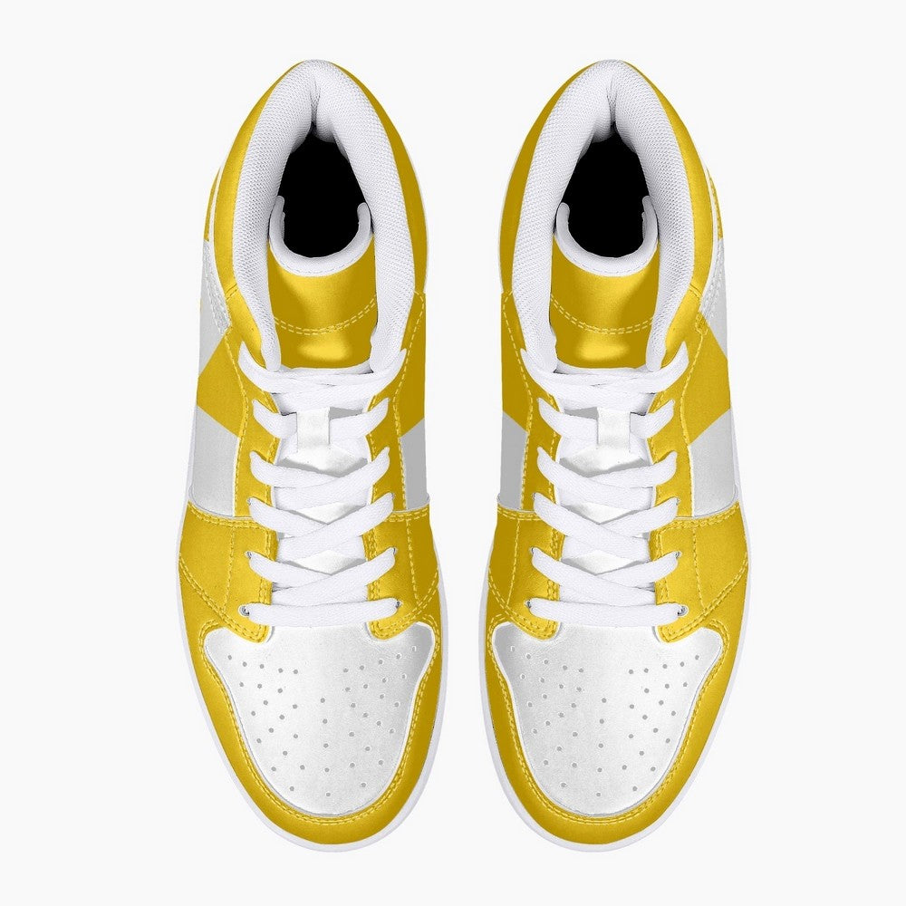 Power Rangers Yellow JD1 High Top Shoes