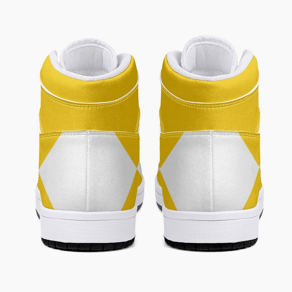 Power Rangers Yellow JD1 High Top Shoes