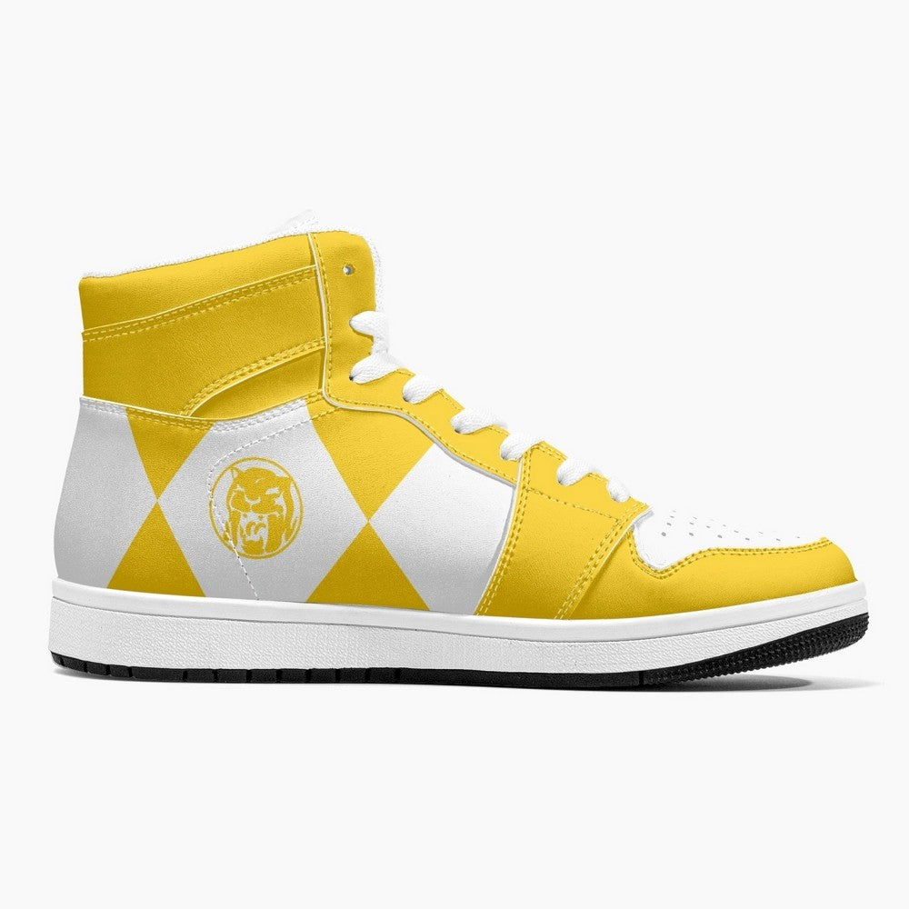 Power Rangers Yellow JD1 High Top Shoes