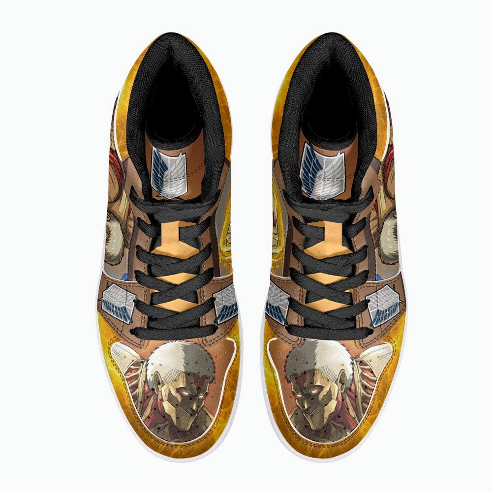 Reiner Braun Armored Titan Shingeki no Kyojin JD1 High Top Shoes