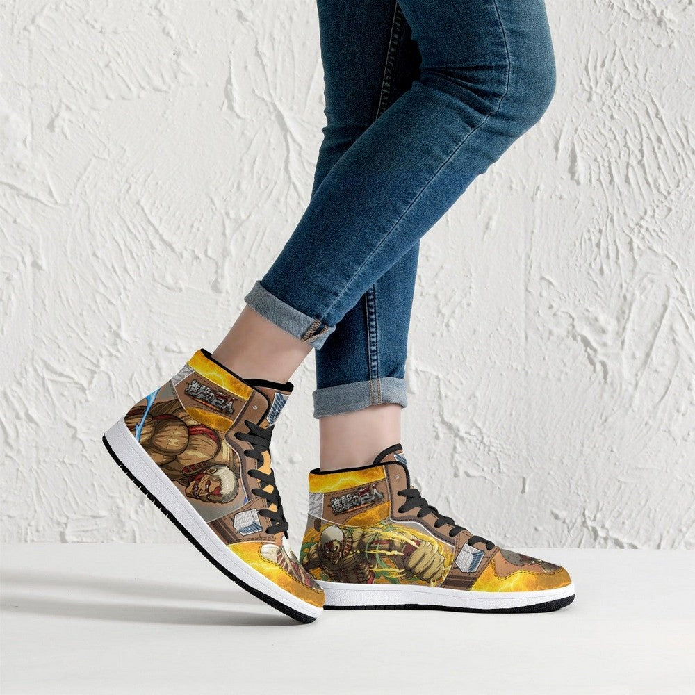 Reiner Braun Armored Titan Shingeki no Kyojin JD1 High Top Shoes