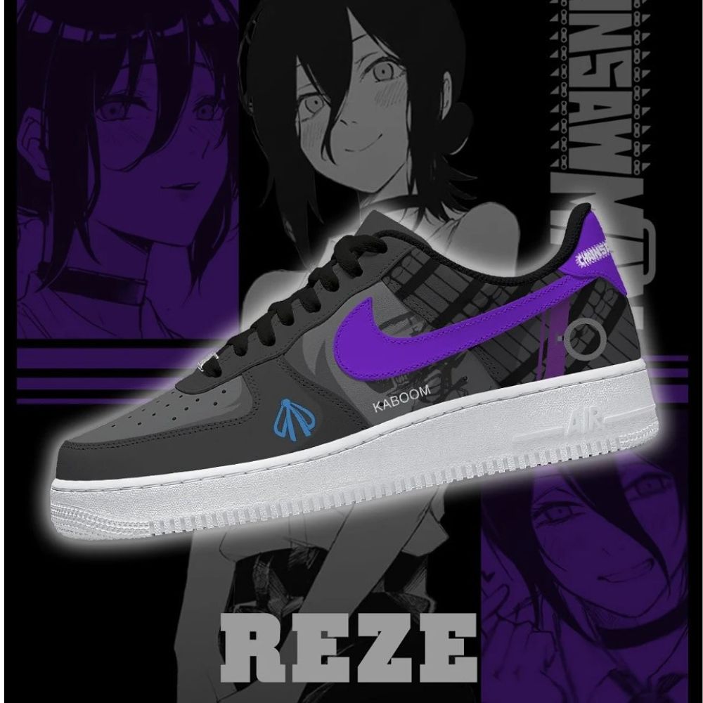 Reze Chainsaw Man AF1 Shoes