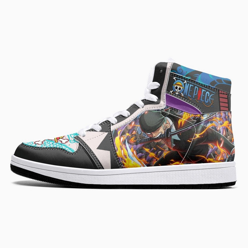 Roronoa Zoro Dressrosa One Piece JD1 High Top Shoes