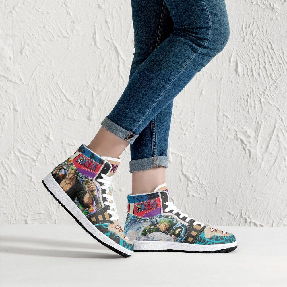Roronoa Zoro Wano One Piece JD1 High Top Shoes