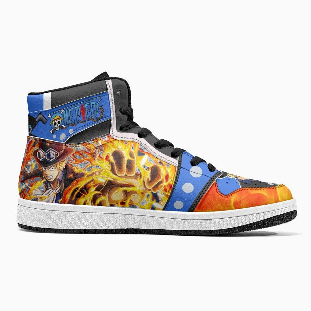 Sabo Fire Fist One Piece JD1 High Top Shoes