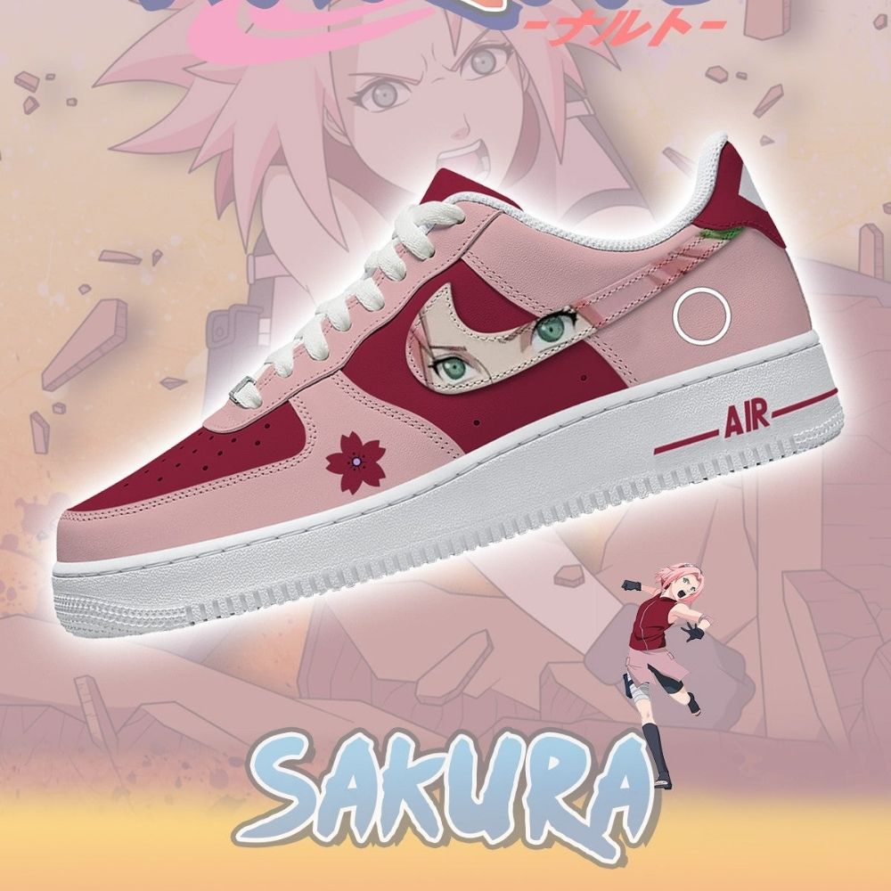 Sakura Haruno Naruto AF1 Shoes