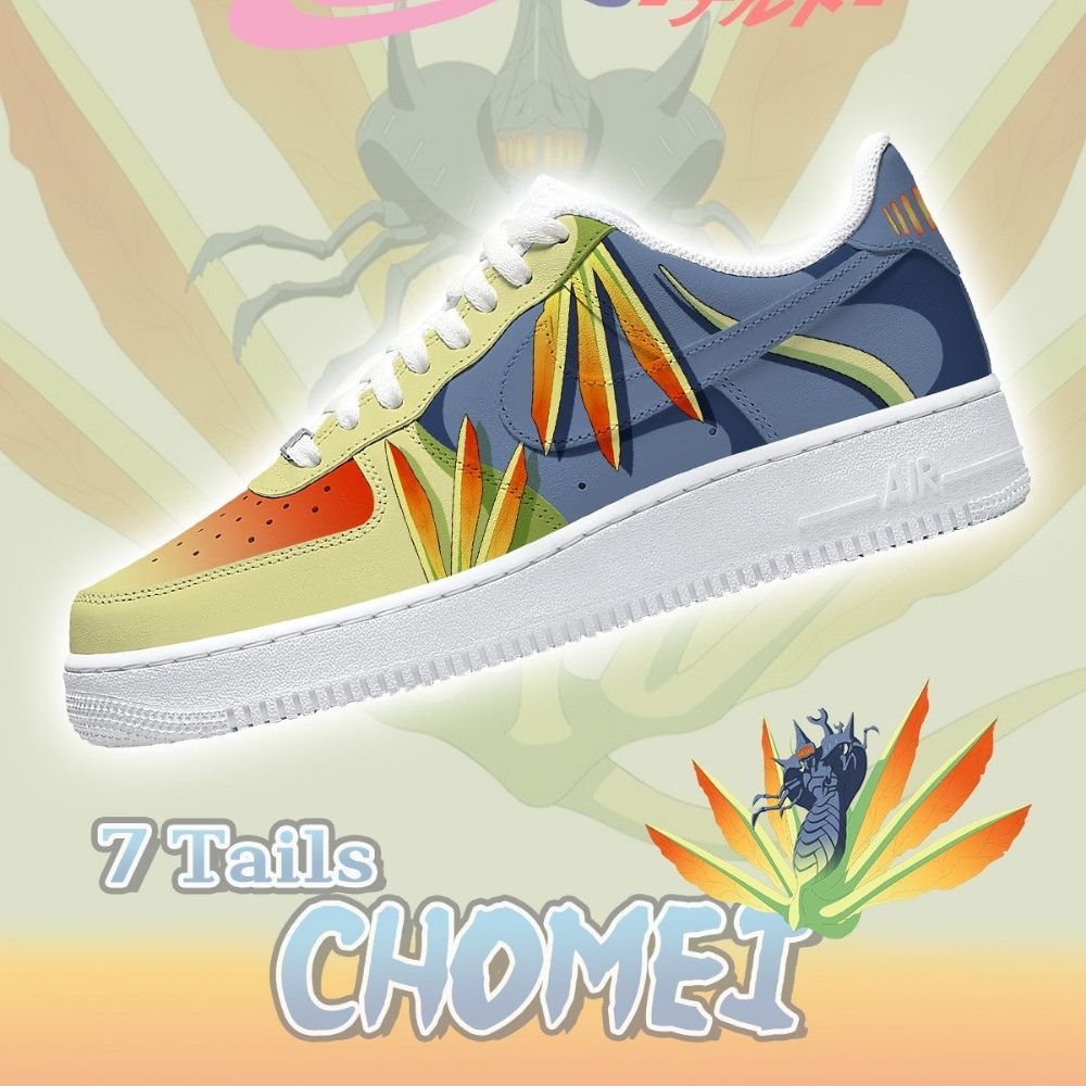 Seven-Tails Chomei Naruto AF1 Shoes