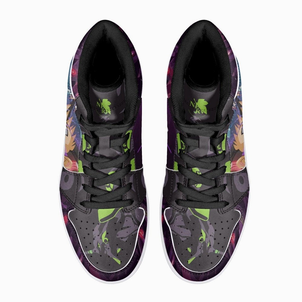 Shinji Ikari Eva Unit 01 Neon Genesis Evangelion JD1 High Top Shoes